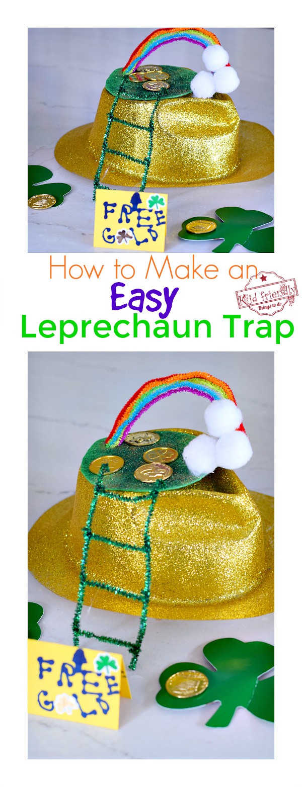Leprechaun trap idea for kids to make