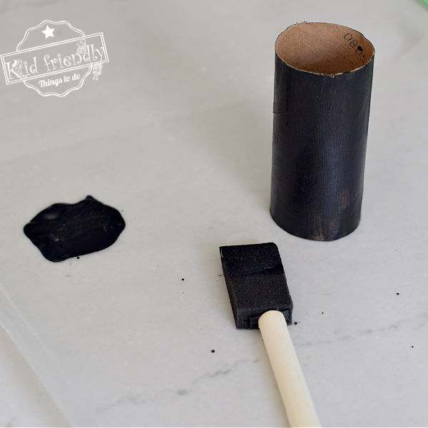 how to make a toilet paper tube spider