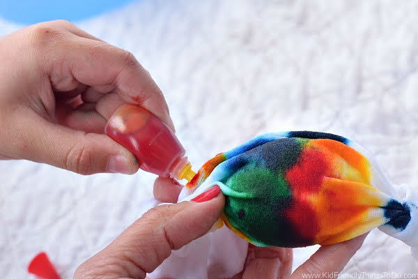 tye dye Easter eggs