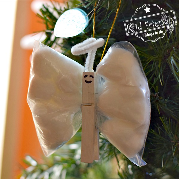 Snack Bag Angel Craft for Christmas