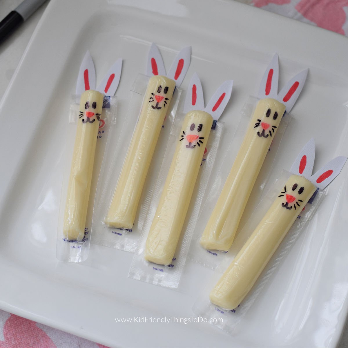 bunny string cheese sticks